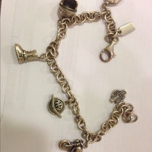 Harley Davidson charm bracelet