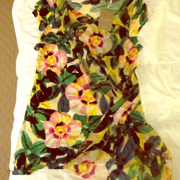Anthropologie Deletta floral top