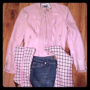 Heart and Soul Faux Moto Jacket only(hold)/vest