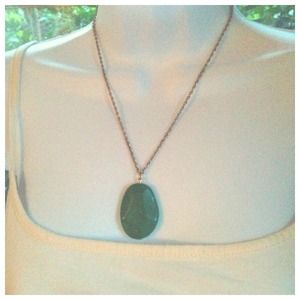 ❌SOLD💝BUNDLed Turquoise Colored Pendant w/ Silver
