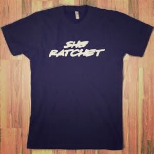 Black "she ratchet" shirt👕