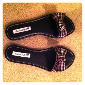 Brown American Eagle sandals!