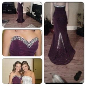 Velvet Purple Prom or Pageant Dress