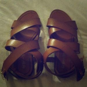 Strappy Brown Sandals