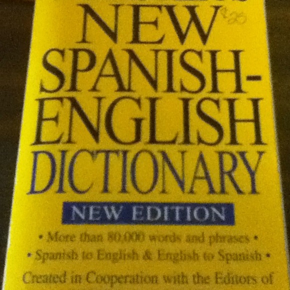 Spanish English dictionary