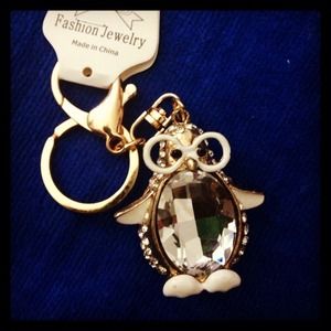Bag/purse glam accessory keychain (penguin)