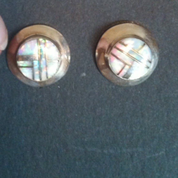 Sterling Silver Opal Earrings - NWT!