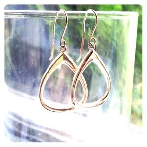 ❌SOLD💝BUNDLED Sterling Silver Triangle Earrings
