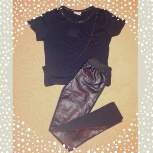 **REDUCED** ZARA T-Shirt with a Chain Detail