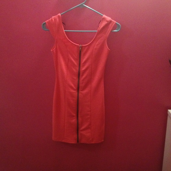 Tight Coral Dress