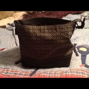 Coach shoulder tote handbag