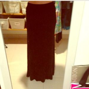 Black Maxi Skirt from Neiman Marcus
