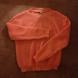 HOLD! Nasty gal apricot sweater, bnwt!!