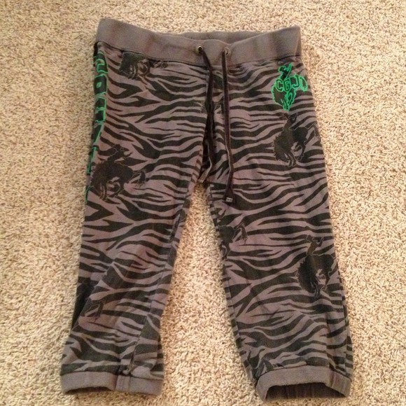 Cruel girl zebra lounge capris TRADED!