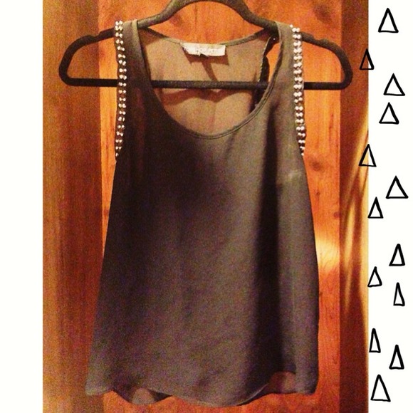 *REDUCED* TOPSHOP Studded Sleeve Vest - Picture 2 of 2