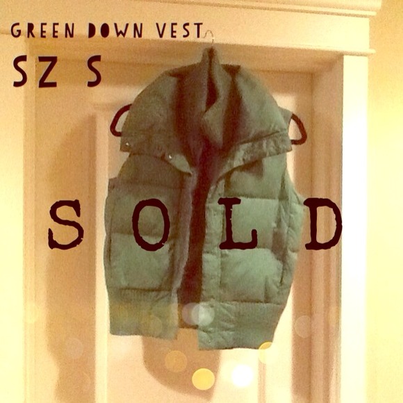 Green Down Vest