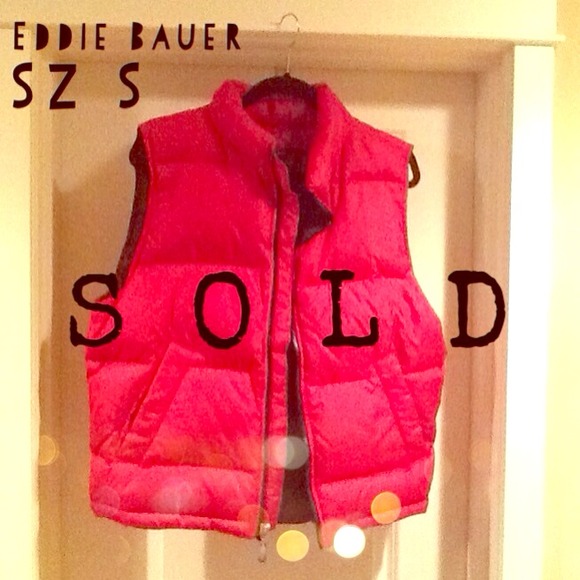 Eddie Bauer: Red Down Vest