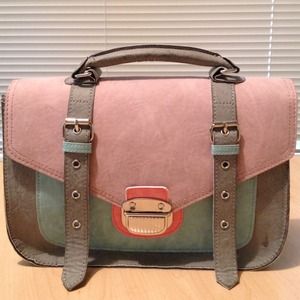 🎀SOLD🎀 Next Color-block Satchel Bag💕