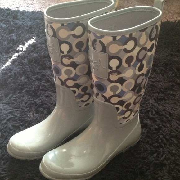 Coach rain boots