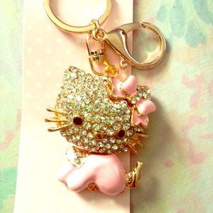 Hello kitty fashionable purse keychain