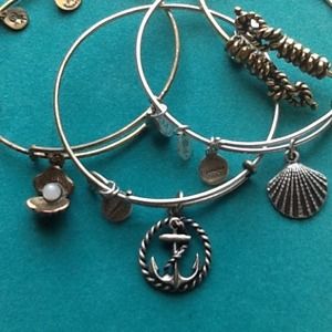 Set of 4 Alex and Ani Bracelets