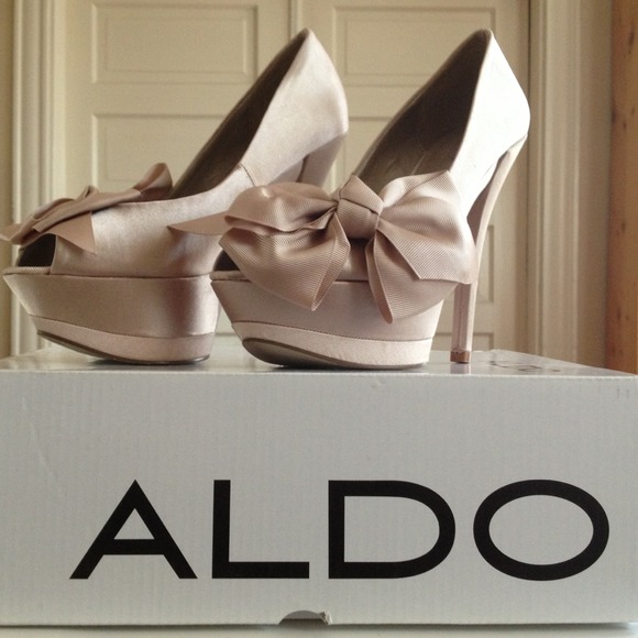 ALDO Prucha-85 Platform Peep-Toe Pumps