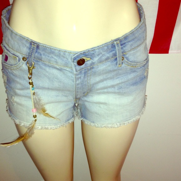 Sold ❌Red Concept Denim Shorts by H&M