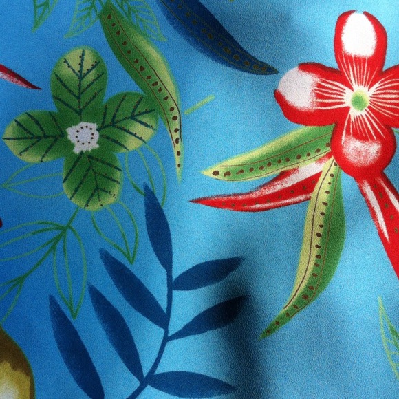 That's Me maxi skirt teal/coral size 8 - Picture 2 of 3