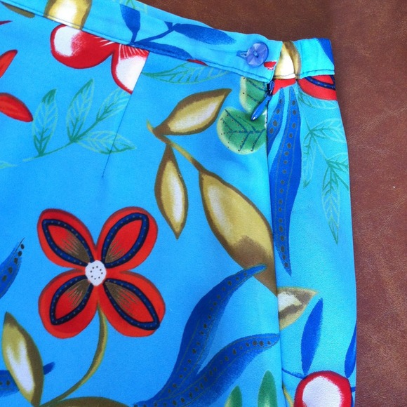 That's Me maxi skirt teal/coral size 8 - Picture 3 of 3