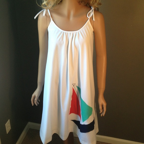 Dresses & Skirts - On hold for dreamrosee - White sailboat dress
