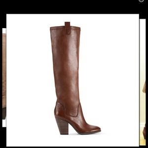 Never worn Vince Camuto Braden boots in Whiskey.