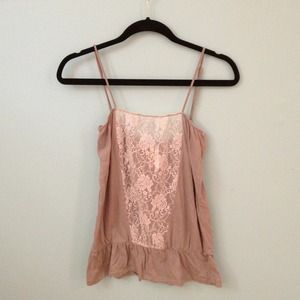 O'Neill grey and lace tank
