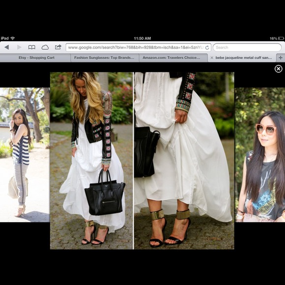 SOLD Bebe Jacqueline sandal. - Picture 4 of 4