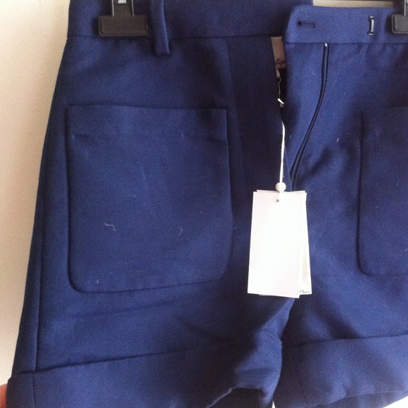 Philip Lim Navy Blue High Waist Short Size 0. - Picture 2 of 4