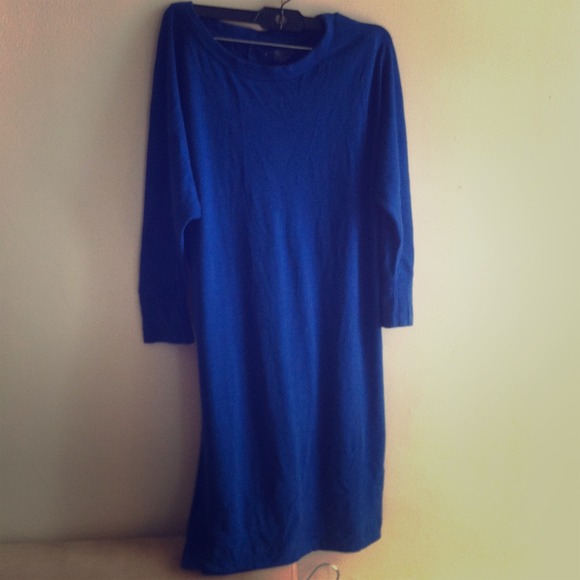 Blue Light Cashmere Dress - Gilt Brand, Size 1