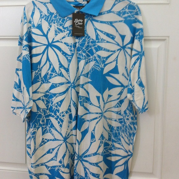 Bobby chan floral polo