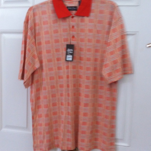 Bobby chan plaid knit shirt