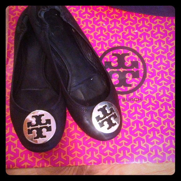 Tory Burch Shoes - REDUCED!!!! Tory Burch black Revas. Will negotiate