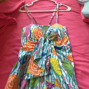 New Without Tags dress. Cute tropical fish print.