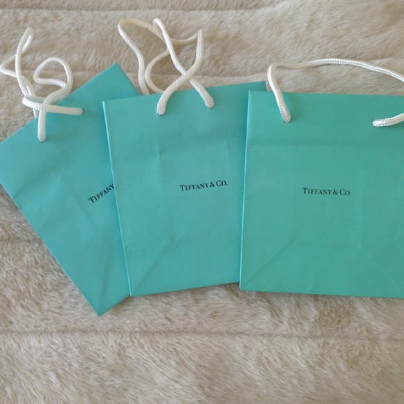3 small Tiffany gift bags