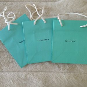 3 small Tiffany gift bags
