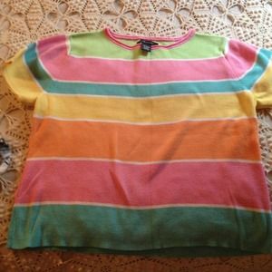 Large multicolored summer sweater.