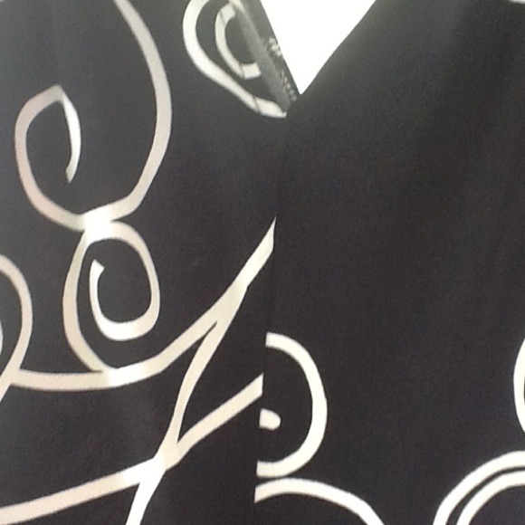 Dress black and white