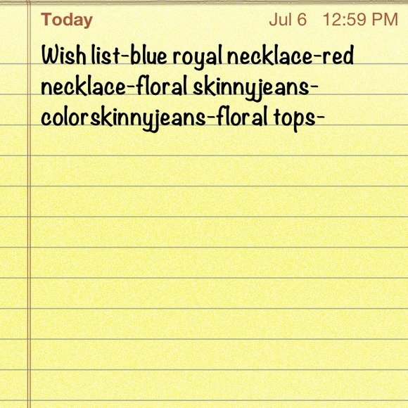 Wish list... Only trades!!