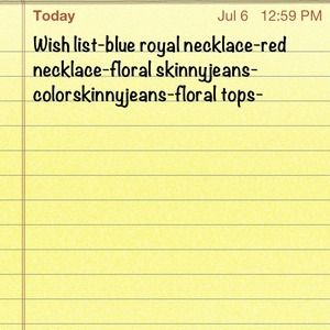 Wish list... Only trades!!