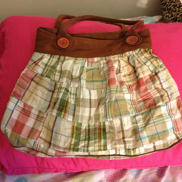 A plaid purse!! Great condition!!