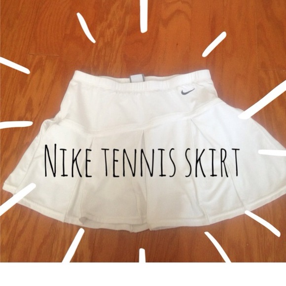 White Nike Tennis Skirt