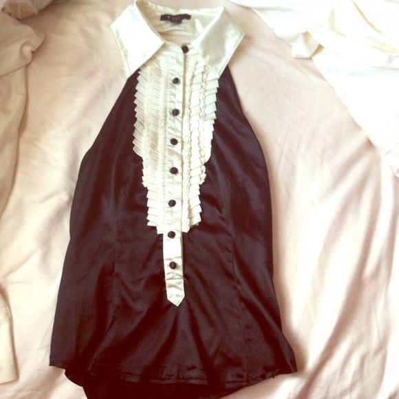 NEVER WORN Forever21 Tuxedo Top
