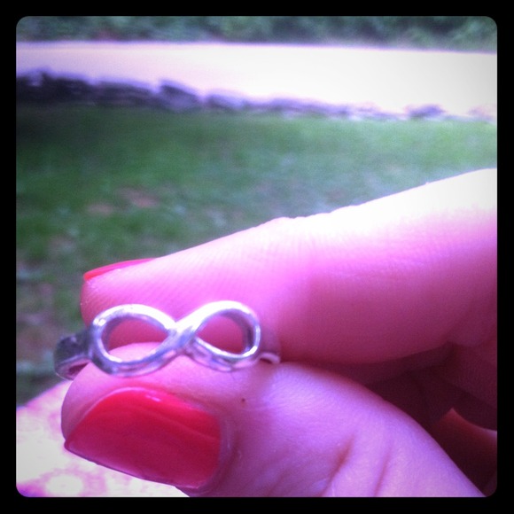 Infinity Sterling Silver Ring-size 9.