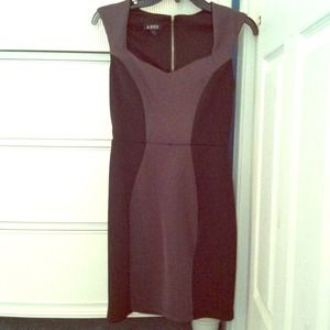 Black and grey dress